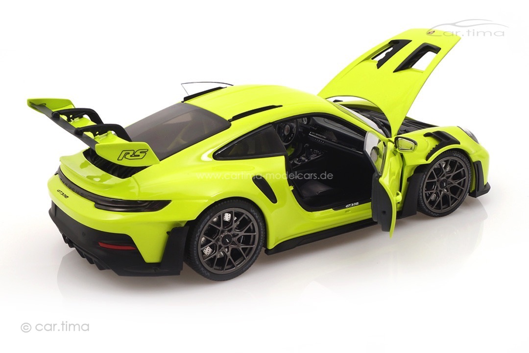 Porsche 911 (992) GT3 RS Acidgrün/Rad schwarz Minichamps 1:18 110062028 Porsche 911 (992) GT3 RS Acidgrün/Rad schwarz Minichamps 1:18 110062028