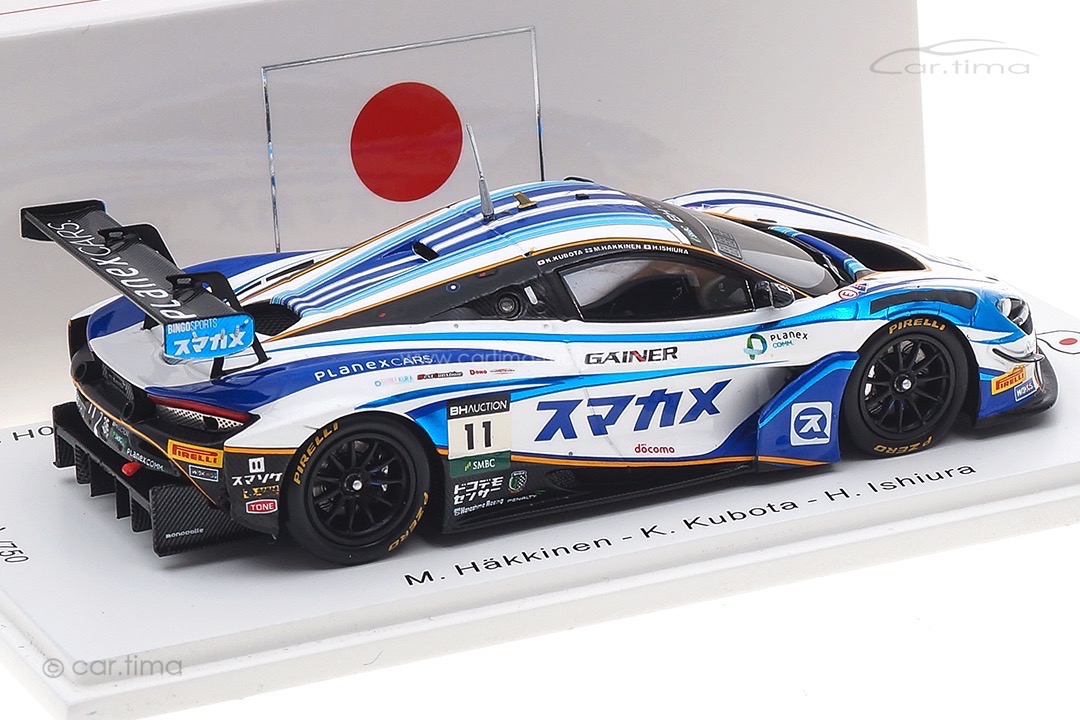 McLaren 720S GT3 Suzuka 2019 Hakkinen/Ishiura/Kubota Spark 1:43 SJ091 McLaren 720S GT3 Suzuka 2019 Hakkinen/Ishiura/Kubota Spark 1:43 SJ091