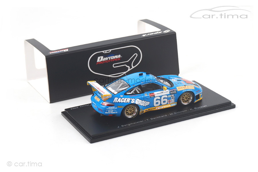 Porsche 911 (996) GT3 RS Winner 24h Daytona 2003 Spark 1:43 43DA03 Porsche 911 (996) GT3 RS Winner 24h Daytona 2003 Spark 1:43 43DA03