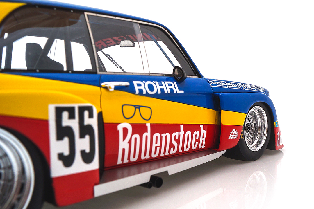 BMW 2002 Turbo Schnitzer DRM Norisring 1977 Originalsignatur Walter Röhrl Spark 1:18 CA-MAD-003-SIGN