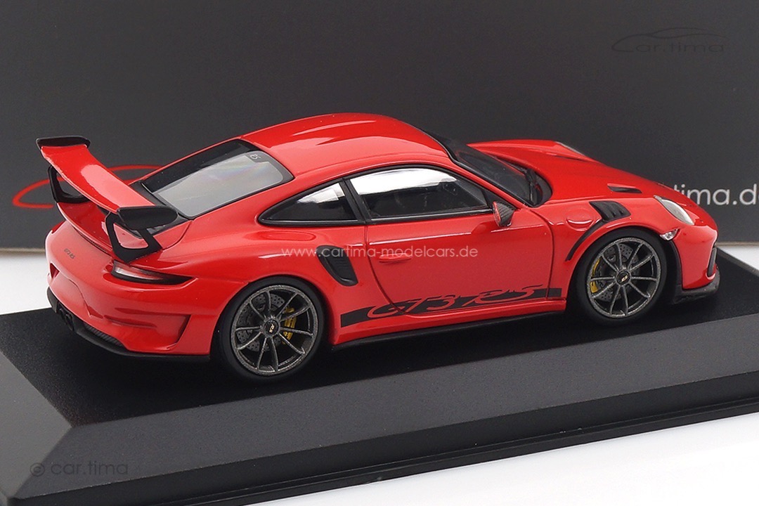 Porsche 911 (991 II) GT3 RS Indischrot/Rad platinum Minichamps car.tima CUSTOMIZED 1:43