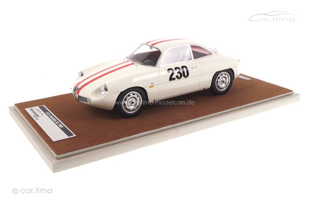 Alfa Romeo Giulietta SZ Schauinsland 1962 Toni Fischhaber Tecnomodel 1:18 TM18-42E Alfa Romeo Giulietta SZ Schauinsland 1962 Toni Fischhaber Tecnomodel 1:18 TM18-42E