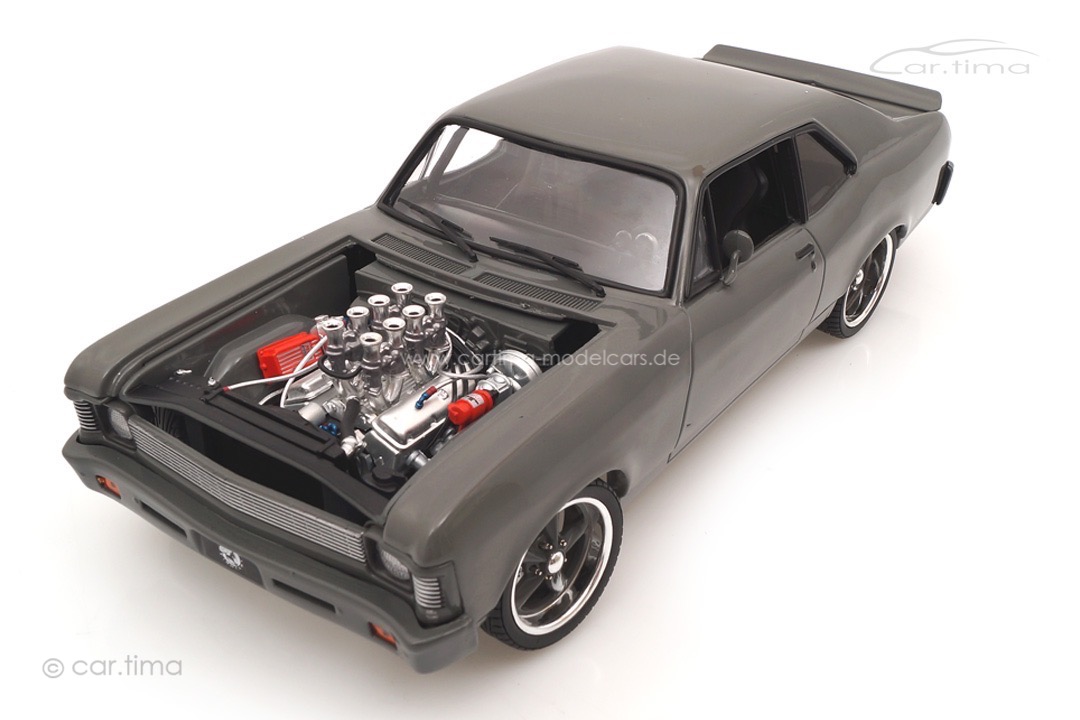 Chevrolet Nova Destroyer Coupe 1970 grau GMP 1:18 18957 Chevrolet Nova Destroyer Coupe 1970 grau GMP 1:18 18957