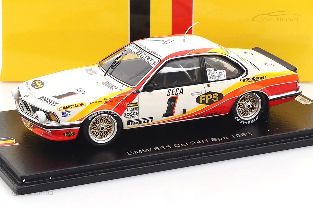 BMW 635 CSI 24h Spa 1983 Cecotto/Grano/Kelleners Spark 1:43 SB650