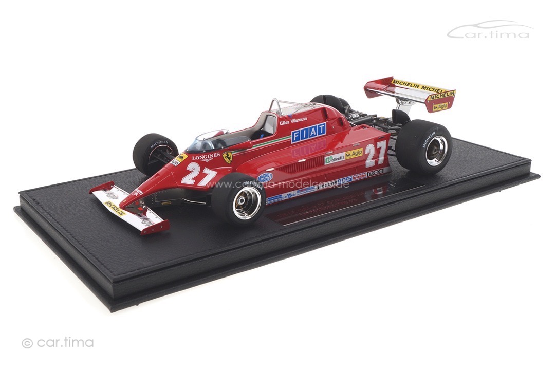 Ferrari 126 CK GP 1981 Gilles Villeneuve GP Replicas 1:18 GP16A Ferrari 126 CK GP 1981 Gilles Villeneuve GP Replicas 1:18 GP16A
