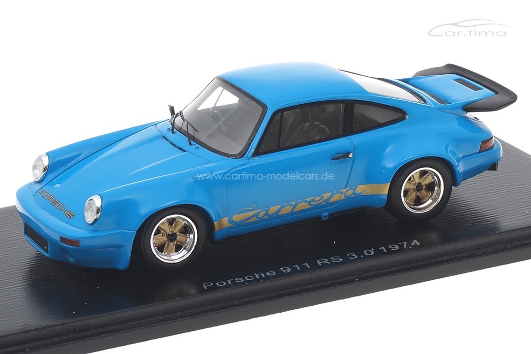 Porsche 911 RS 3.0 blau Spark 1:43 S7640