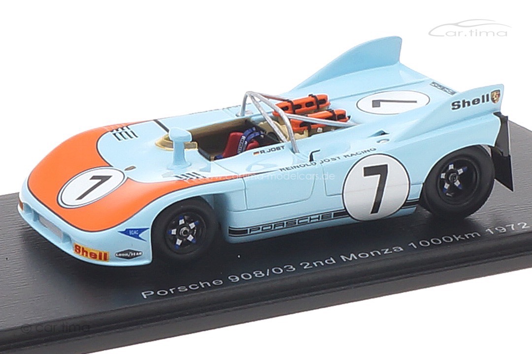 Porsche 908/03 1000km Monza 1972 Jöst/Schüler Spark 1:43 S2333 Porsche 908/03 1000km Monza 1972 Jöst/Schüler Spark 1:43 S2333