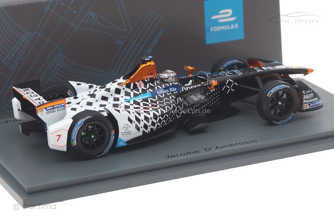 Faraday Future Dragon Hong Kong ePrix Season 3 2016-2017 Jérôme D’Ambrosio Spark 1:43 S5912