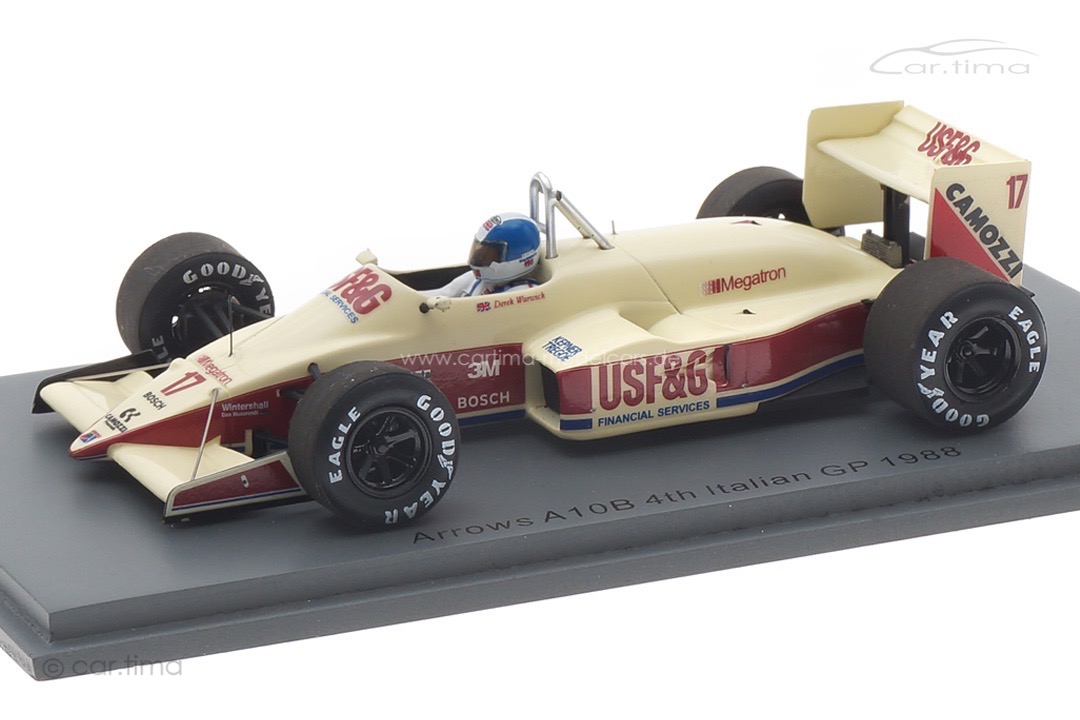 Arrows A10B GP Italien 1988 Derek Warwick Spark 1:43 S3911