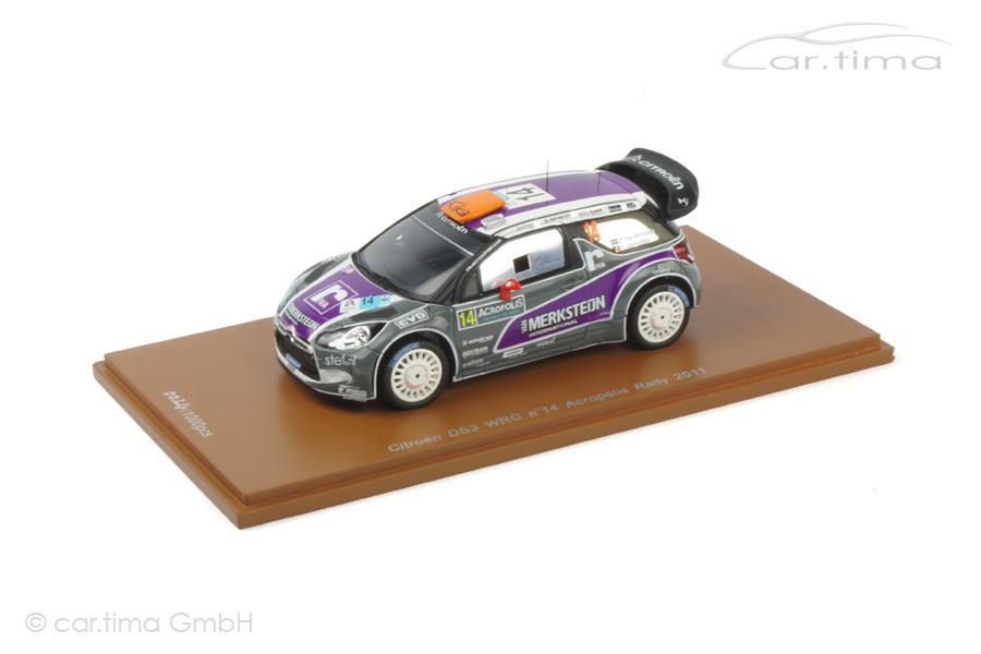 Citroen DS3 WRC Acropolis Rallye 2011 van Merksteijn/Chevaillier Spark 1:43 S3305