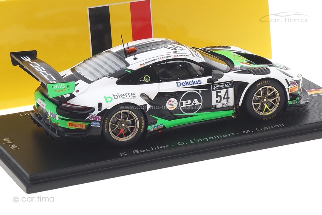 Porsche 911 GT3 R 24h Spa 2021 Bachler/Engelhart/Cairoli Spark 1:43 SB465