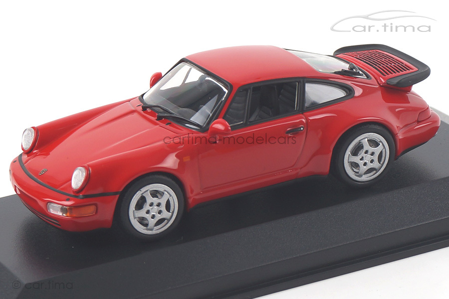 Porsche 911 (964) Turbo Indischrot Minichamps 1:43 940069102 Porsche 911 (964) Turbo Indischrot Minichamps 1:43 940069102