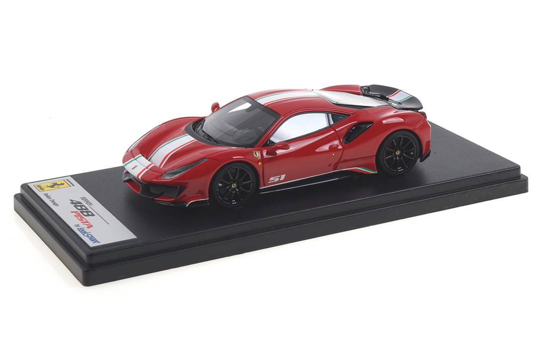Ferrari 488 Pista Piloti Rosso Corsa LookSmart 1:43 LS488PPA Ferrari 488 Pista Piloti Rosso Corsa LookSmart 1:43 LS488PPA