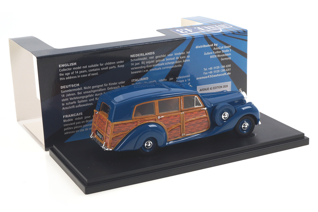 Bentley Mark VI Estate Car Rippon blau autocult 1:43 60051 Bentley Mark VI Estate Car Rippon blau autocult 1:43 60051