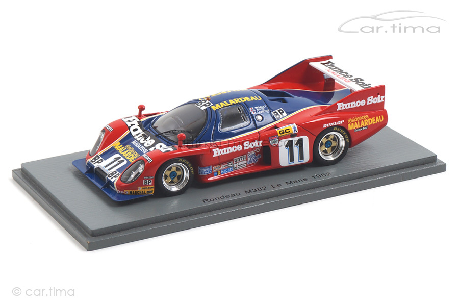 Rondeau M382 24h Le Mans 1982 Lapeyre/Migault/Spice Spark 1:43 S2274 Rondeau M382 24h Le Mans 1982 Lapeyre/Migault/Spice Spark 1:43 S2274
