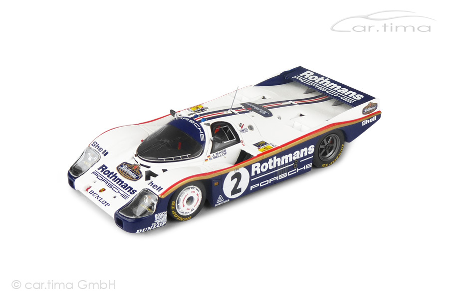 Porsche 956 24h Le Mans 1983 Bellof/Mass #800/800 Spark 1:43 CA-BEL-13 Porsche 956 24h Le Mans 1983 Bellof/Mass #800/800 Spark 1:43 CA-BEL-13