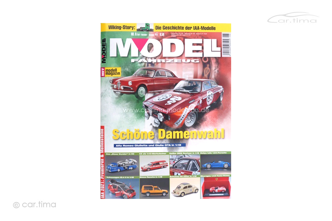 Zeitschrift/Magazine Modell Fahrzeug 6/2021 Delius Klasing Verlag