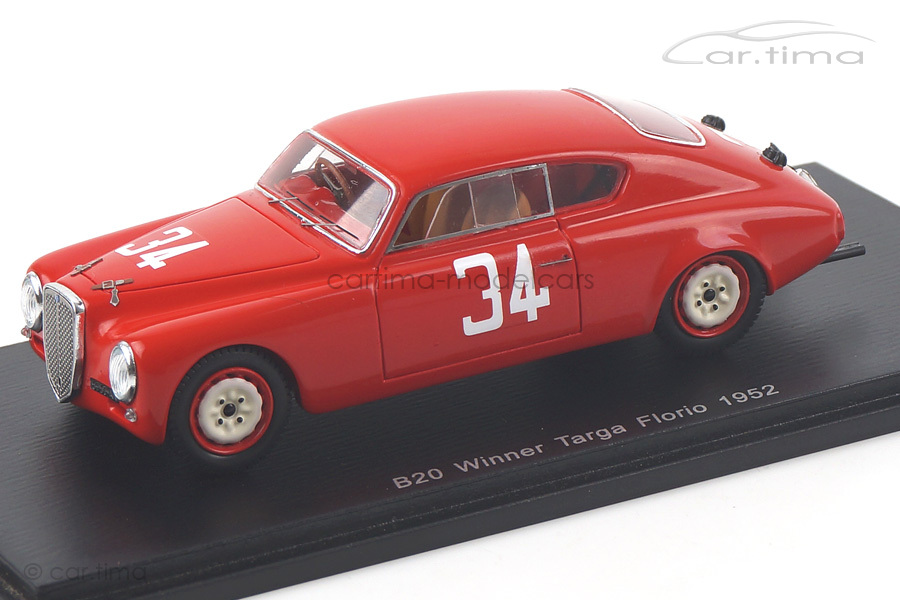 Lancia B20 Winner Targa Florio 1952 Bonetto Spark 1:43 43TF52 Lancia B20 Winner Targa Florio 1952 Bonetto Spark 1:43 43TF52