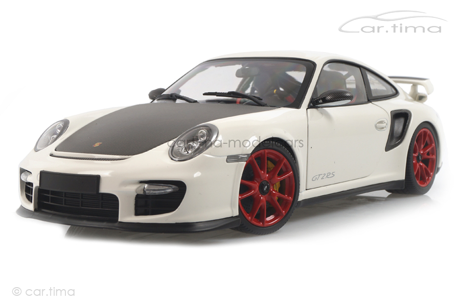 Porsche 911 (997 II) GT2 RS 2011 weiß/rote Felgen Minichamps 1:18 100069400R Porsche 911 (997 II) GT2 RS 2011 weiß/rote Felgen Minichamps 1:18 100069400R