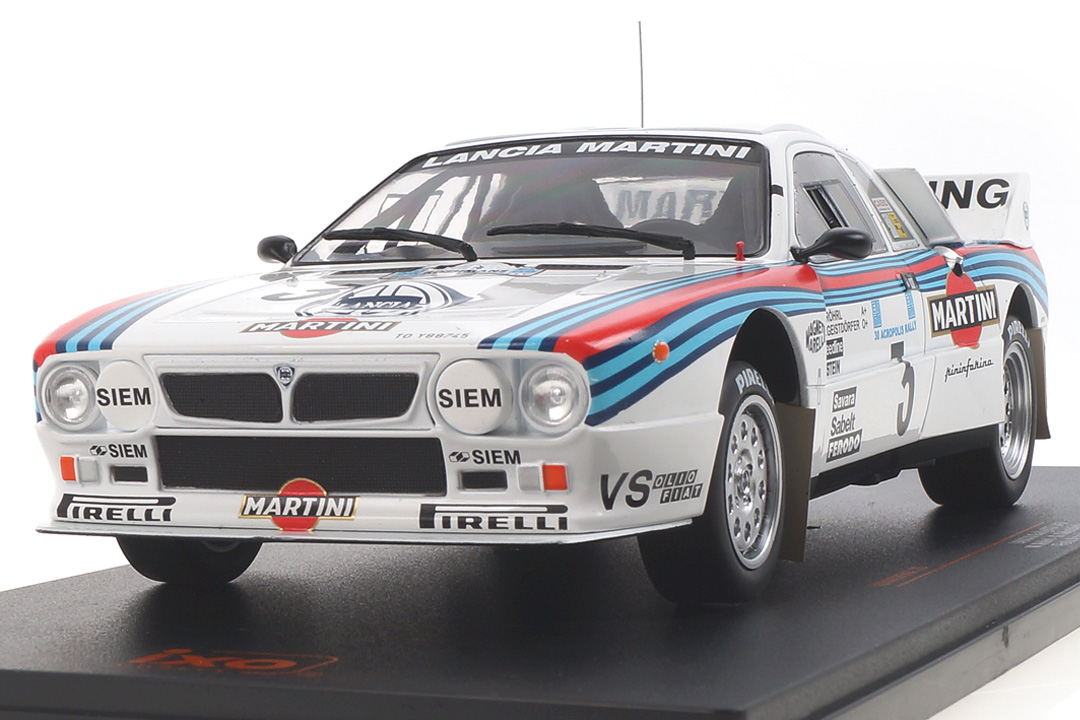 Lancia 037 Rallye Acropolis 1983 Röhrl/Geistdörfer IXO 1:18 18RMC054A Lancia 037 Rallye Acropolis 1983 Röhrl/Geistdörfer IXO 1:18 18RMC054A