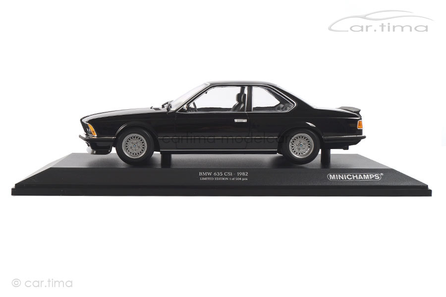 BMW 635 CSI 1982 schwarz Minichamps 1:18 155028104 BMW 635 CSI 1982 schwarz Minichamps 1:18 155028104