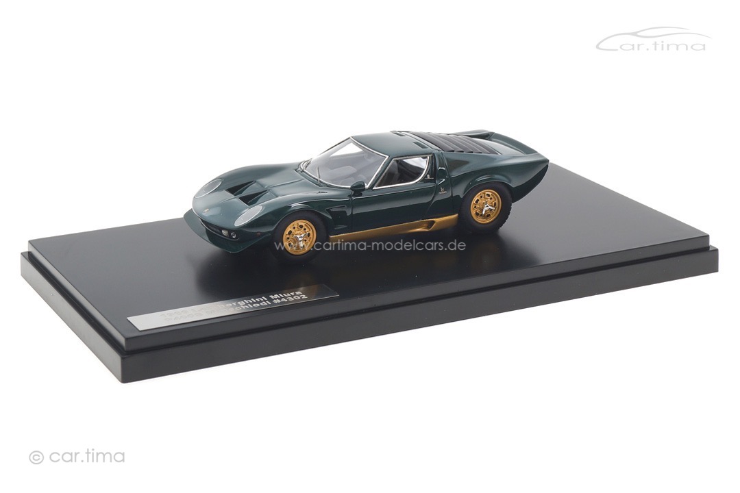Lamborghini Miura P400S Millechiodi 1969 grün met./gold Matrix 1:43 MX51207-011 Lamborghini Miura P400S Millechiodi 1969 grün met./gold Matrix 1:43 MX51207-011
