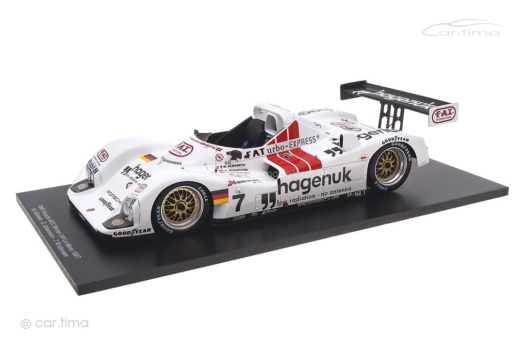 TWR-Porsche WSC Winner 24h Le Mans 1997 Alboreto/Johansson/Kristensen Spark 1:18 18LM97 TWR-Porsche WSC Winner 24h Le Mans 1997 Alboreto/Johansson/Kristensen Spark 1:18 18LM97