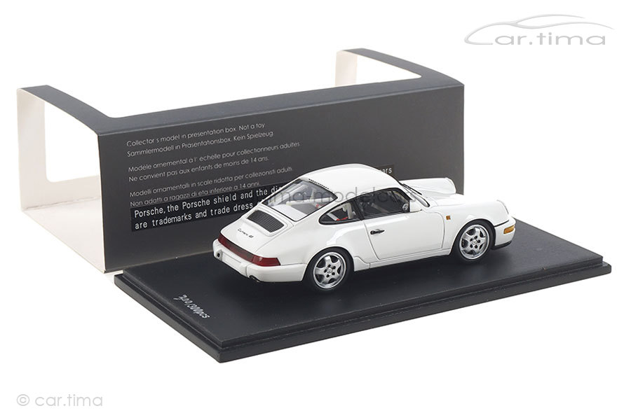 Porsche 911 (964) Carrera RS Clubsport Grandprix-weiß Spark 1:43 CA04311001