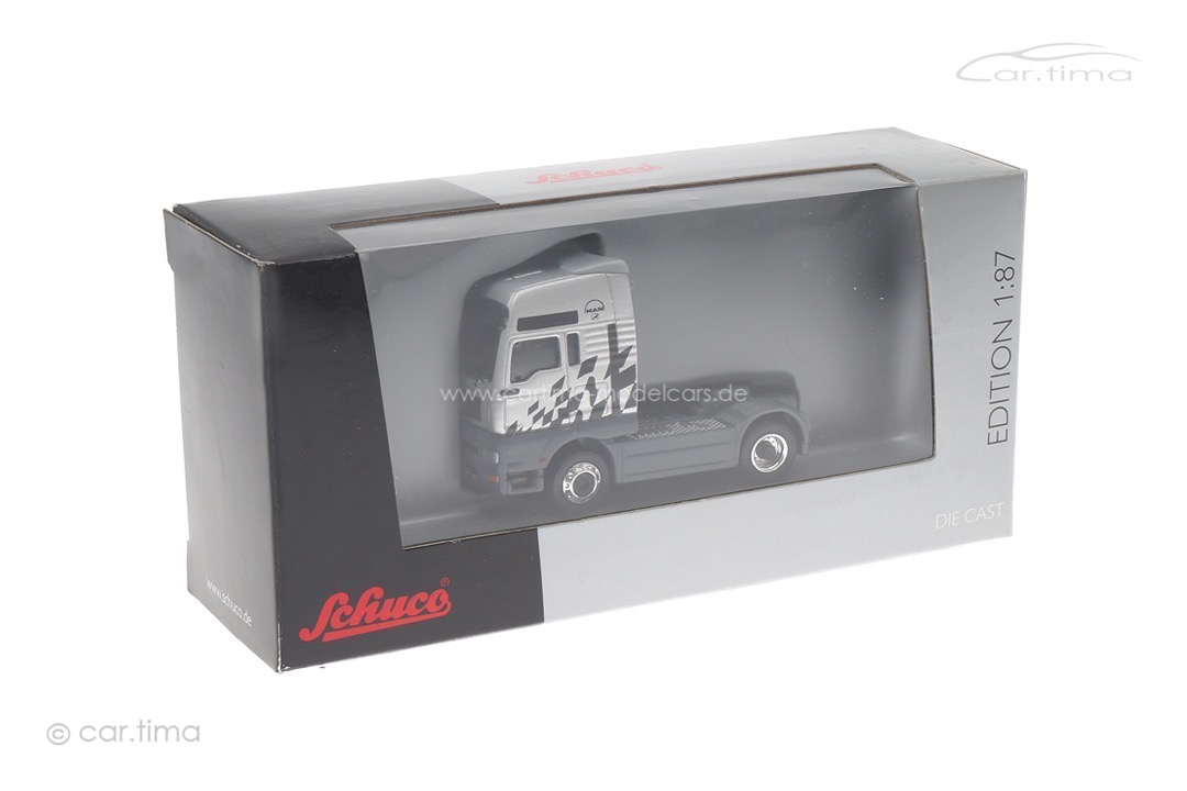 MAN TGA XXL Sattelzugmaschine silber Schuco 1:87 22636 MAN TGA XXL Sattelzugmaschine silber Schuco 1:87 22636