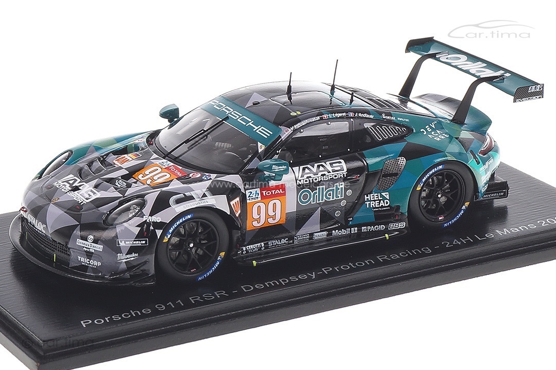Porsche 911 RSR 24h Le Mans 2020 Andlauer/Inthraphuvasak/Légeret Spark 1:43 S7996 Porsche 911 RSR 24h Le Mans 2020 Andlauer/Inthraphuvasak/Légeret Spark 1:43 S7996