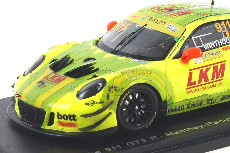Porsche 911 GT3 R Macau 2018 Laurens Vanthoor Spark 1:43 SA175 Porsche 911 GT3 R Macau 2018 Laurens Vanthoor Spark 1:43 SA175