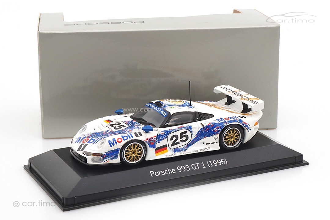 Porsche 911 (993) GT1 24h Le Mans 1996 Boutsen/Stuck/Wollek Minichamps 1:43 WAP02004797