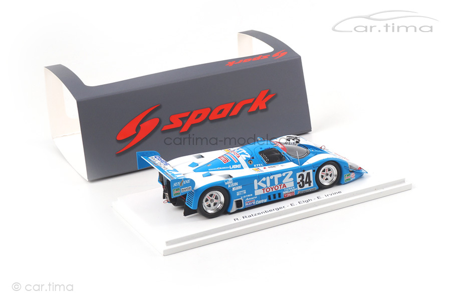 Toyota 92 CV 24h Le Mans 1992 Elgh/Irvine/Ratzenberger Spark 1:43 S2367 Toyota 92 CV 24h Le Mans 1992 Elgh/Irvine/Ratzenberger Spark 1:43 S2367