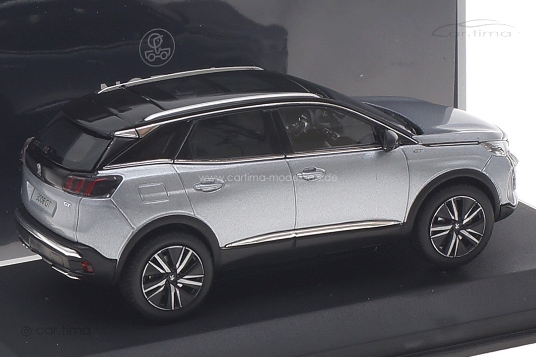 Peugeot 3008 GT 2021 Artense Grey Norev 1:43 473918 Peugeot 3008 GT 2021 Artense Grey Norev 1:43 473918