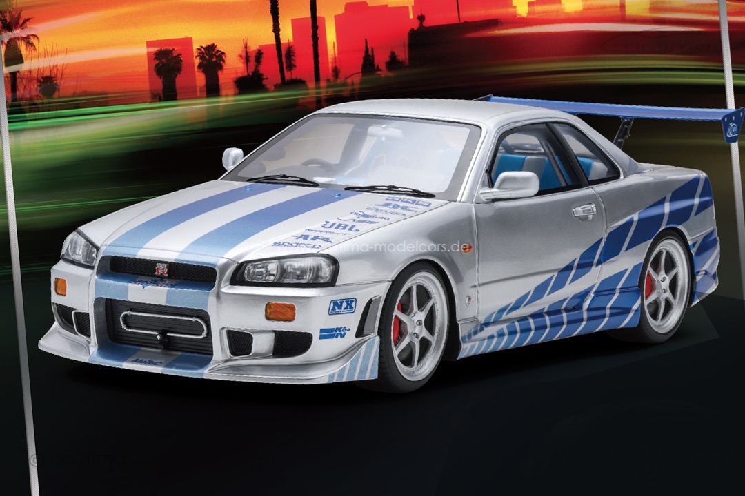 Nissan GT-R R34 Fast and Furious Spark 1:18 18SP323
