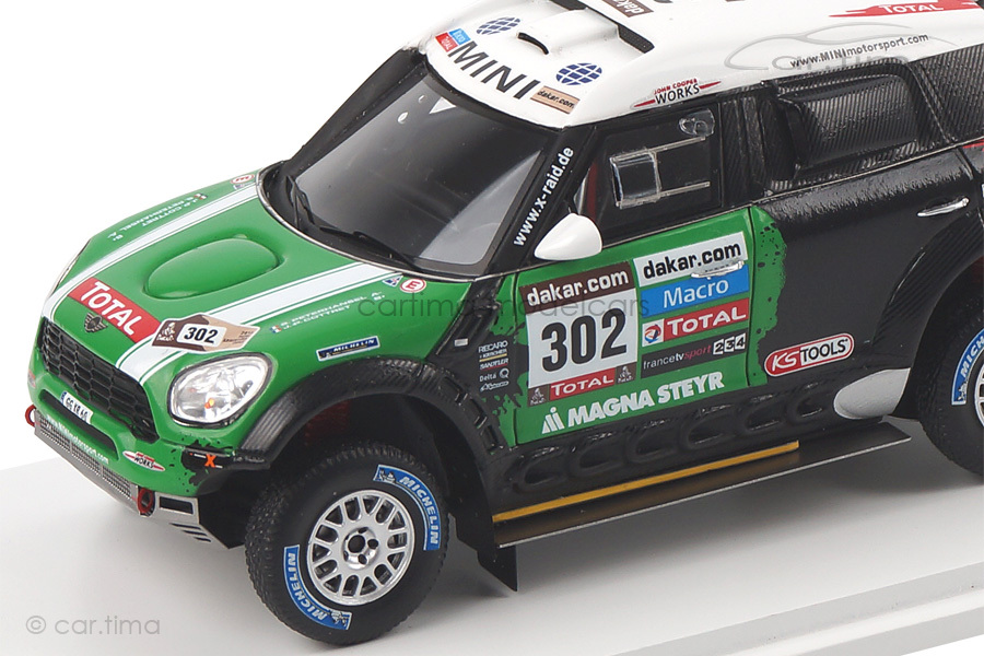 Mini Countryman All4 Racing Winner Rally Dakar 2013 Peterhansel/Cottret TSM 1:43 TSM144345 Mini Countryman All4 Racing Winner Rally Dakar 2013 Peterhansel/Cottret TSM 1:43 TSM144345