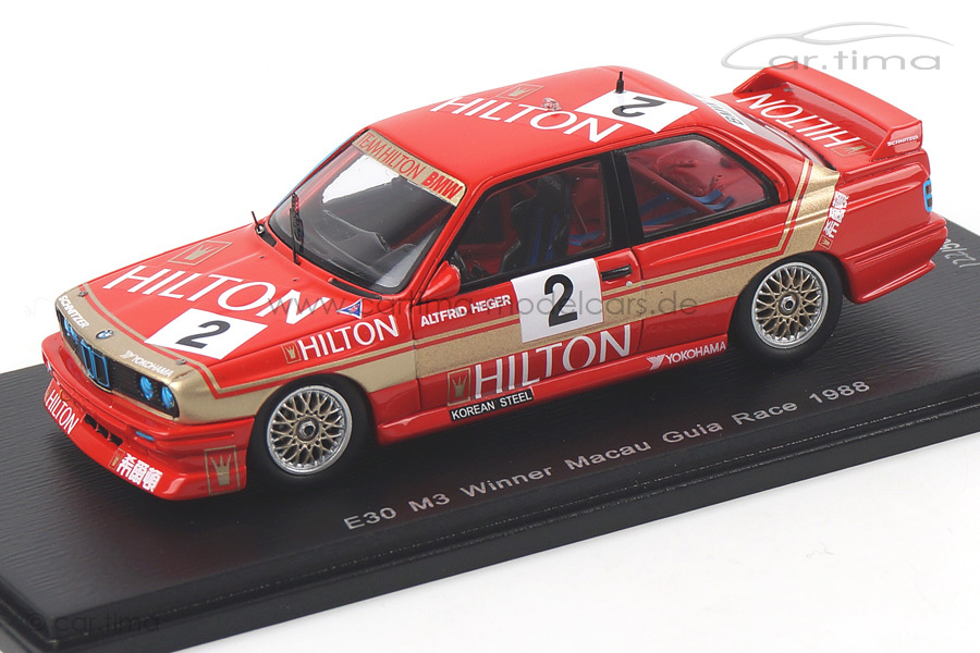 BMW M3 Winner Macau 1988 Altfrid Heger Spark 1:43 SA035 BMW M3 Winner Macau 1988 Altfrid Heger Spark 1:43 SA035