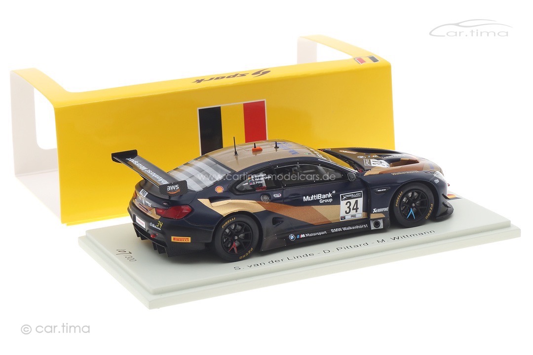 BMW M6 GT3 24h Spa 2021 van der Linde/Pittard/Wittmann Spark 1:43 SB470