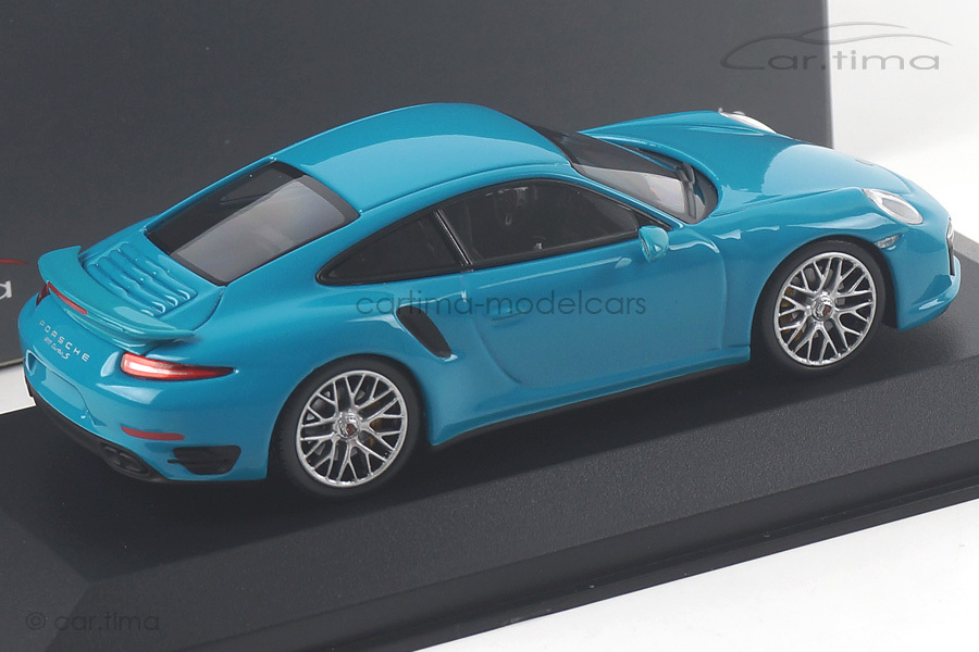 Porsche 911 (991) Turbo S Miami blau Minichamps 1:43 CA04316062