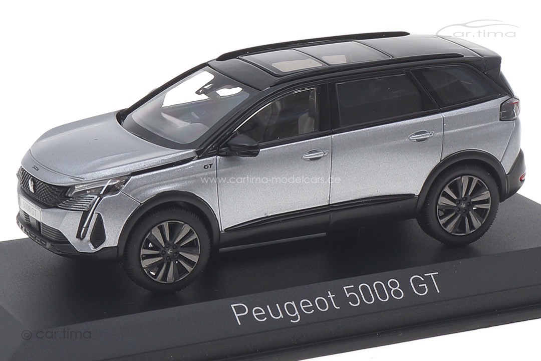 Peugeot 5008 GT 2021 Artense Grey/Black Pack Norev 1:43 473924 Peugeot 5008 GT 2021 Artense Grey/Black Pack Norev 1:43 473924