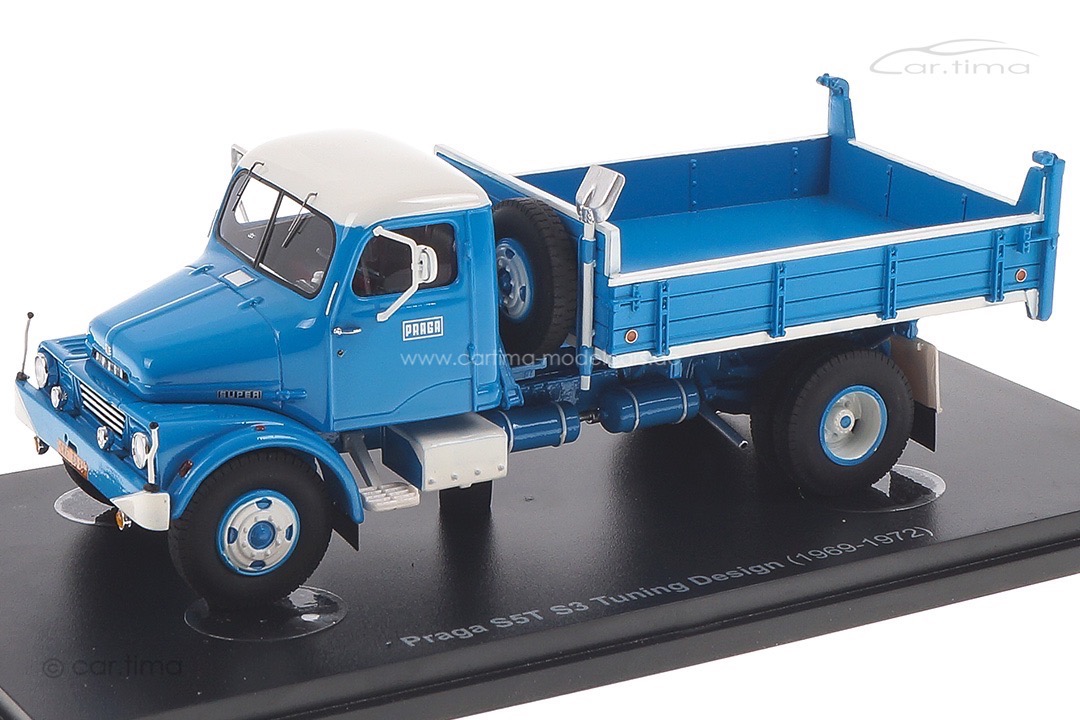 Praga S5T S3 Tuning Design blau/weiß autocult 1:43 90161 Praga S5T S3 Tuning Design blau/weiß autocult 1:43 90161