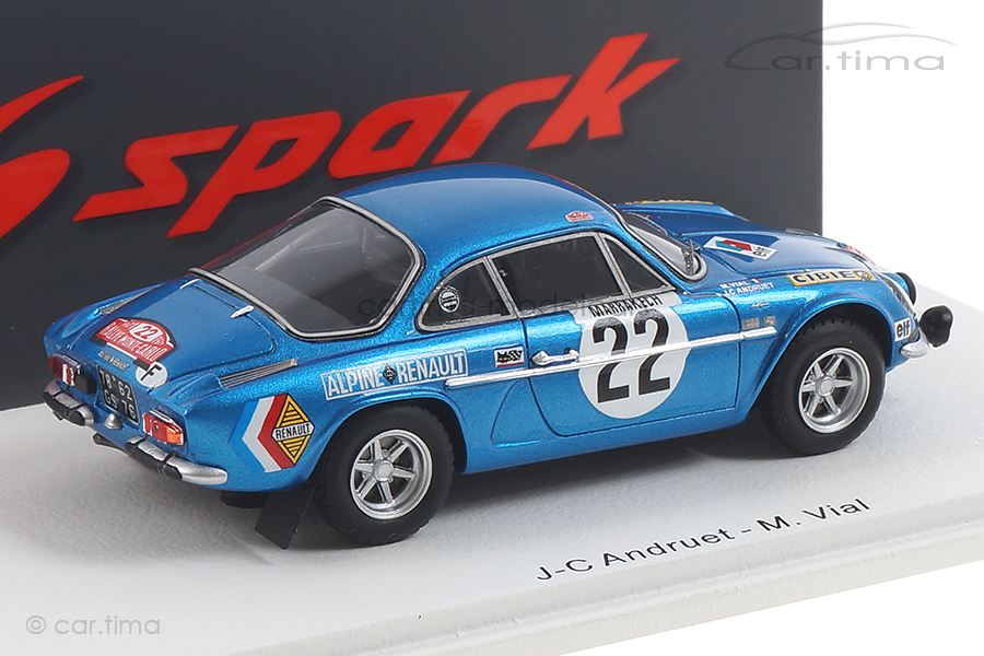 Alpine A110 Rallye Monte-Carlo 1971 Andruet/Vial Spark 1:43 S6110 Alpine A110 Rallye Monte-Carlo 1971 Andruet/Vial Spark 1:43 S6110