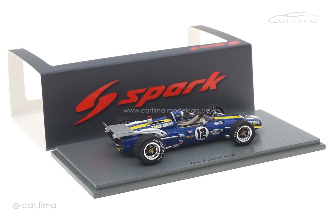 Eagle MK4 Riverside 1968 Mark Donohue Spark 1:43 S4260 Eagle MK4 Riverside 1968 Mark Donohue Spark 1:43 S4260