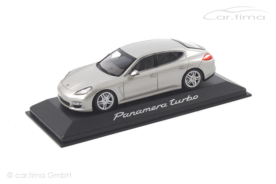 Porsche Panamera Turbo silber Minichamps 1:43 WAP02000519