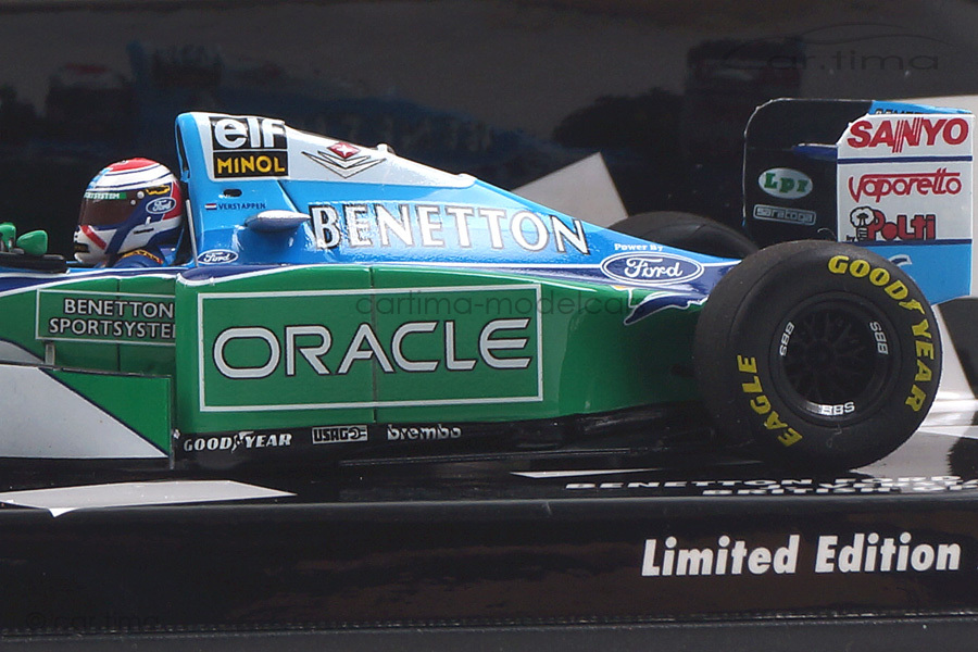 Benetton Ford B194 British GP 1994 Jos Verstappen Minichamps 1:43 417940806 Benetton Ford B194 British GP 1994 Jos Verstappen Minichamps 1:43 417940806