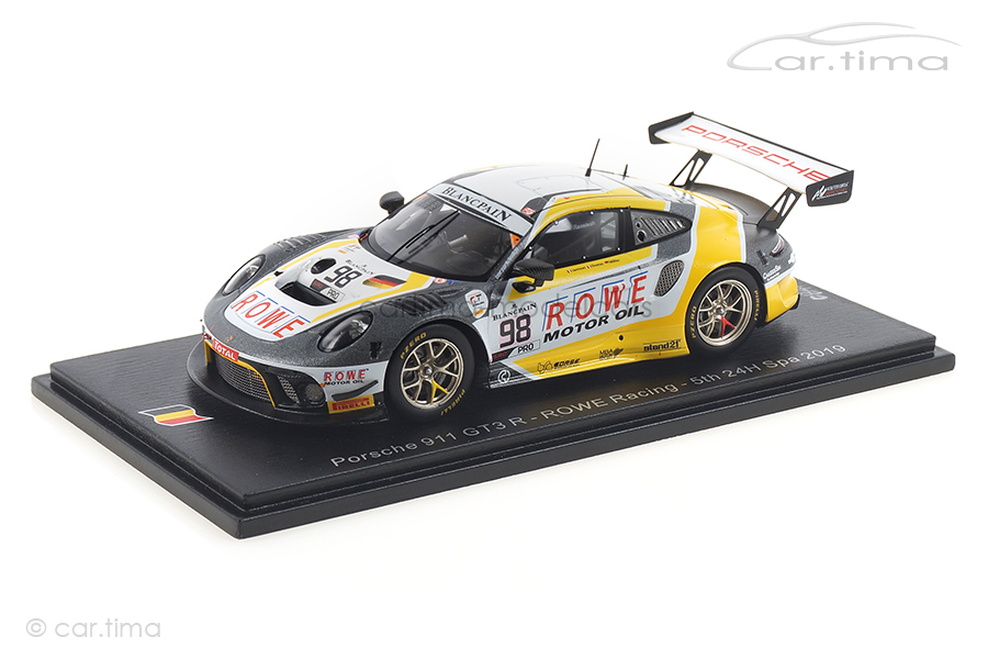 Porsche 911 GT3 R 24h Spa 2019 Dumas/Jaminet/Müller Spark 1:43 SB254 Porsche 911 GT3 R 24h Spa 2019 Dumas/Jaminet/Müller Spark 1:43 SB254