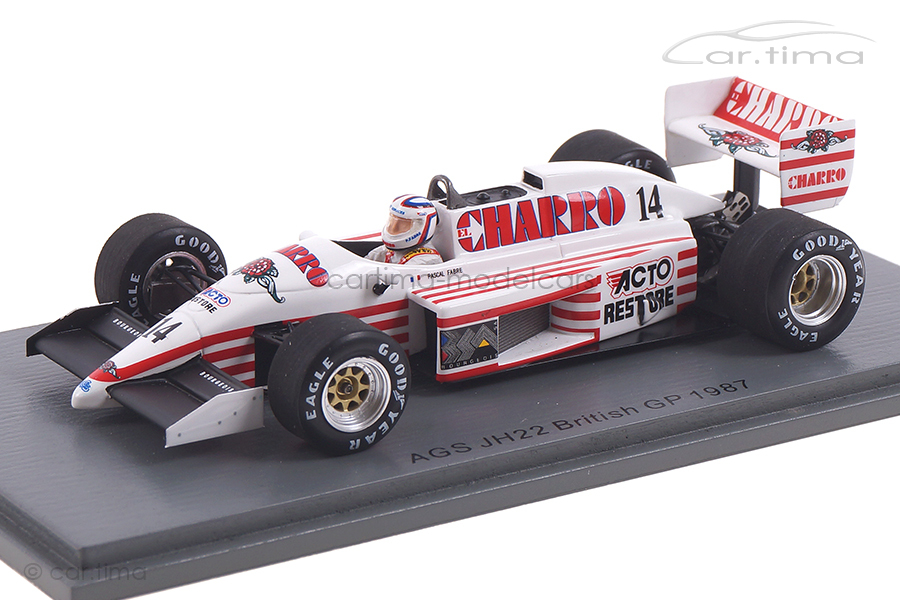 AGS JH22 GP Großbritannien 1987 Pascal Fabre Spark 1:43 S7235