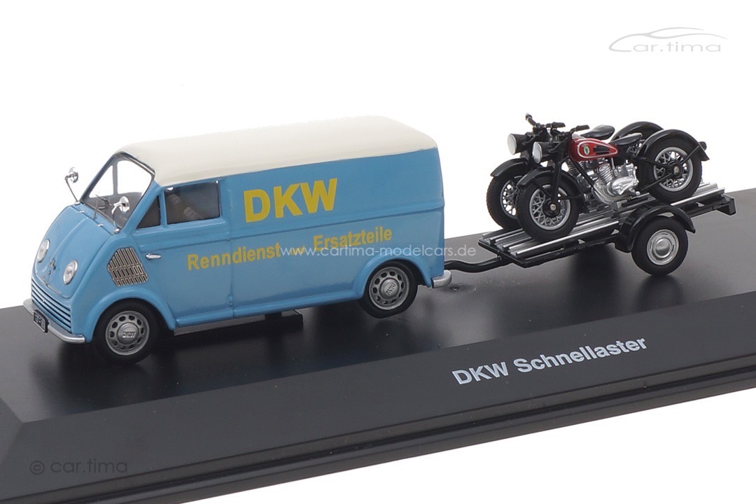 DKW Schnellaster mit Motorradanhänger Schuco 1:43 450238800