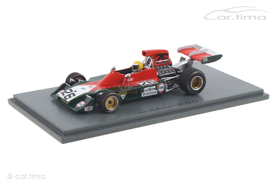 Iso IR GP Great Britain 1973 Graham McRae Spark 1:43 S7572 Iso IR GP Great Britain 1973 Graham McRae Spark 1:43 S7572
