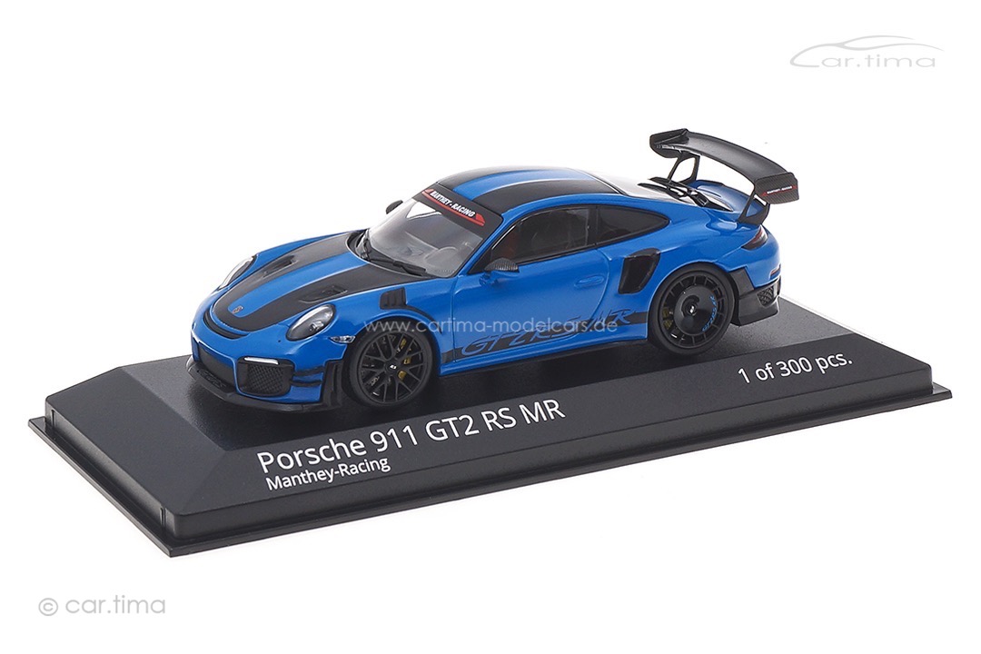 Porsche 911 (991 II) GT2 RS MR Manthey Racing blau 1:43 Minichamps MR-911-GT2RS-4306